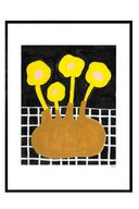 Flowers In Brown Vase - Art Print - THAT COOL LIVING