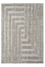 Shaggy Labyrinth Grey Rug - THAT COOL LIVING
