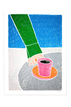 Café en Terrasse - Art Print - THAT COOL LIVING