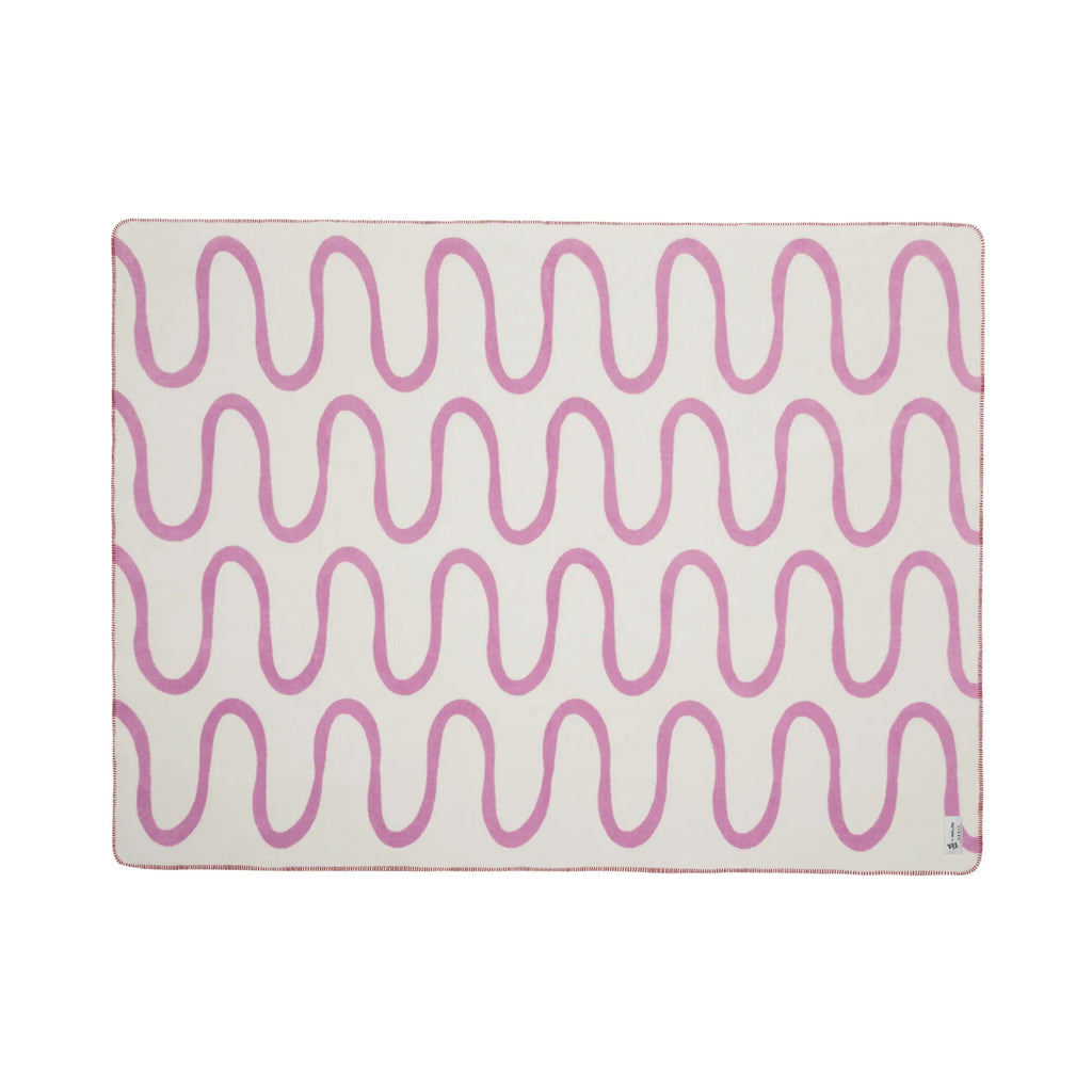 Warm and inviting Swirl Throw Blanket in a sunny golden yellow