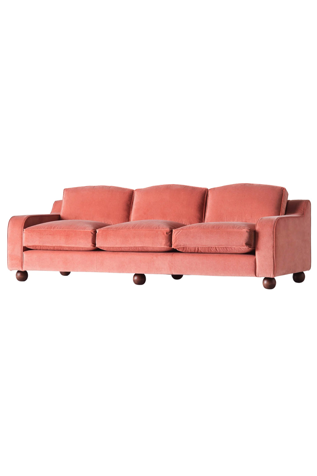 Lola Sofa Velvet Vintage Pink - THAT COOL LIVING