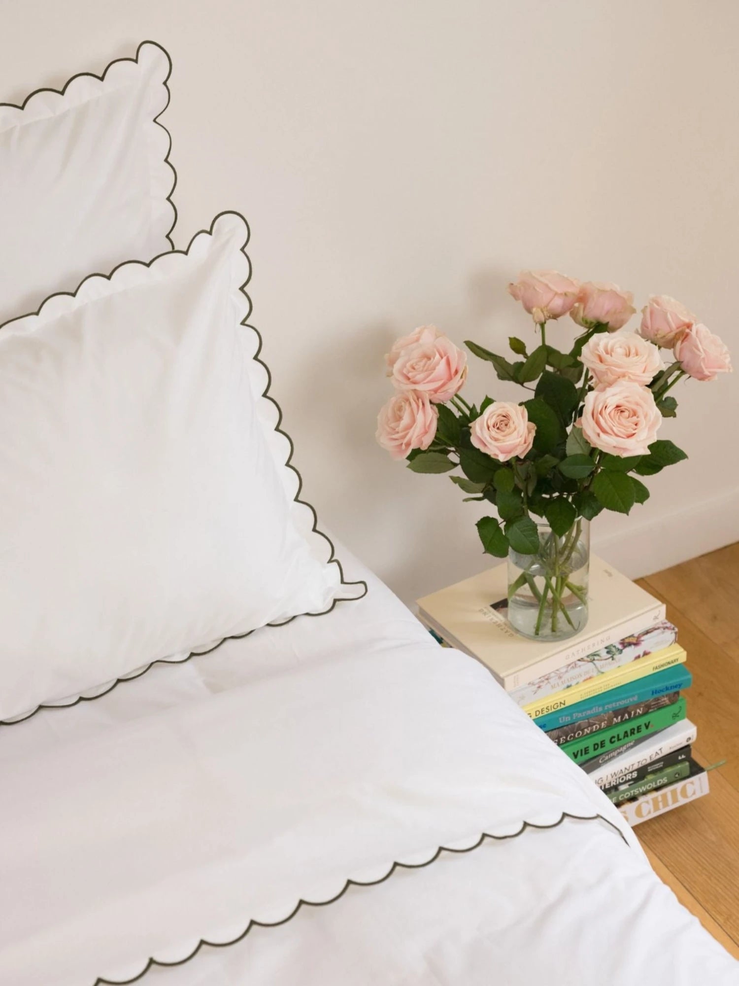 Scalloped Pillow Case - Set of 2 by Tomete - THAT COOL LIVING