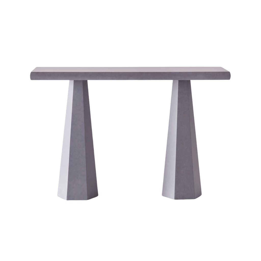 Hexagon Console Table Grey - THAT COOL LIVING