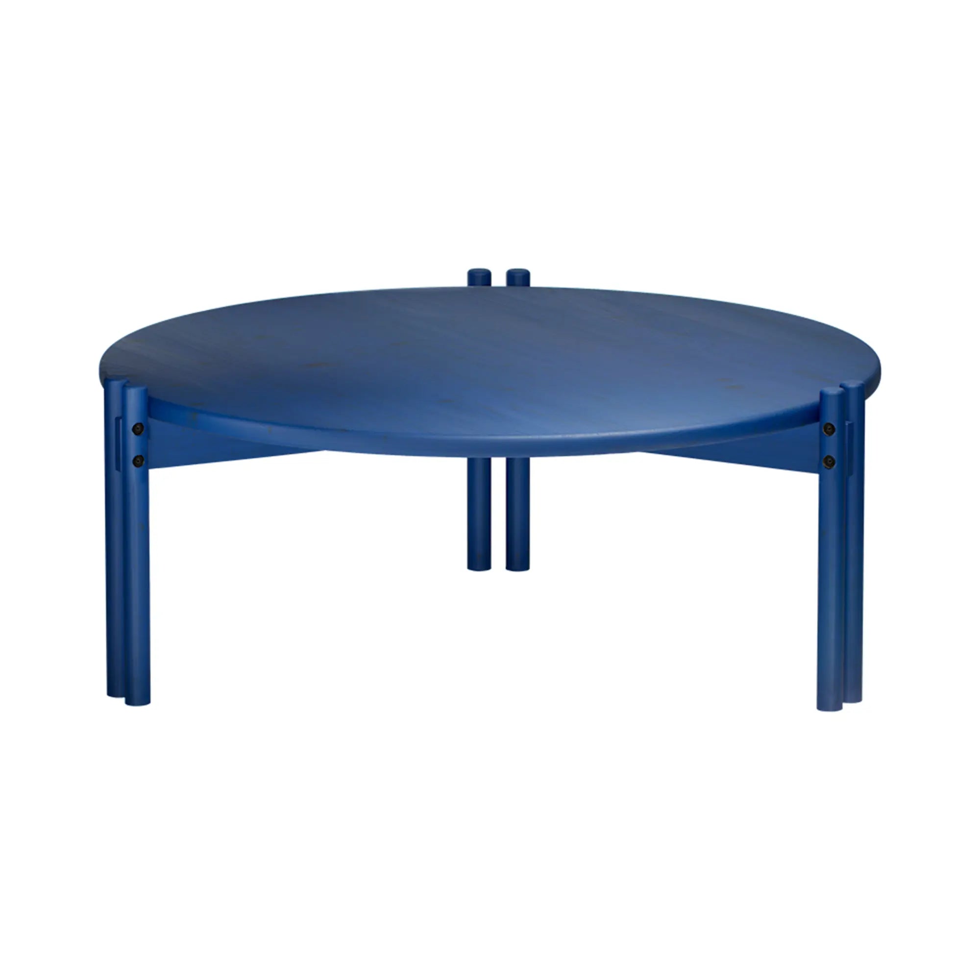 Modern and minimalist Sticks Low Coffee Table in sleek black finish