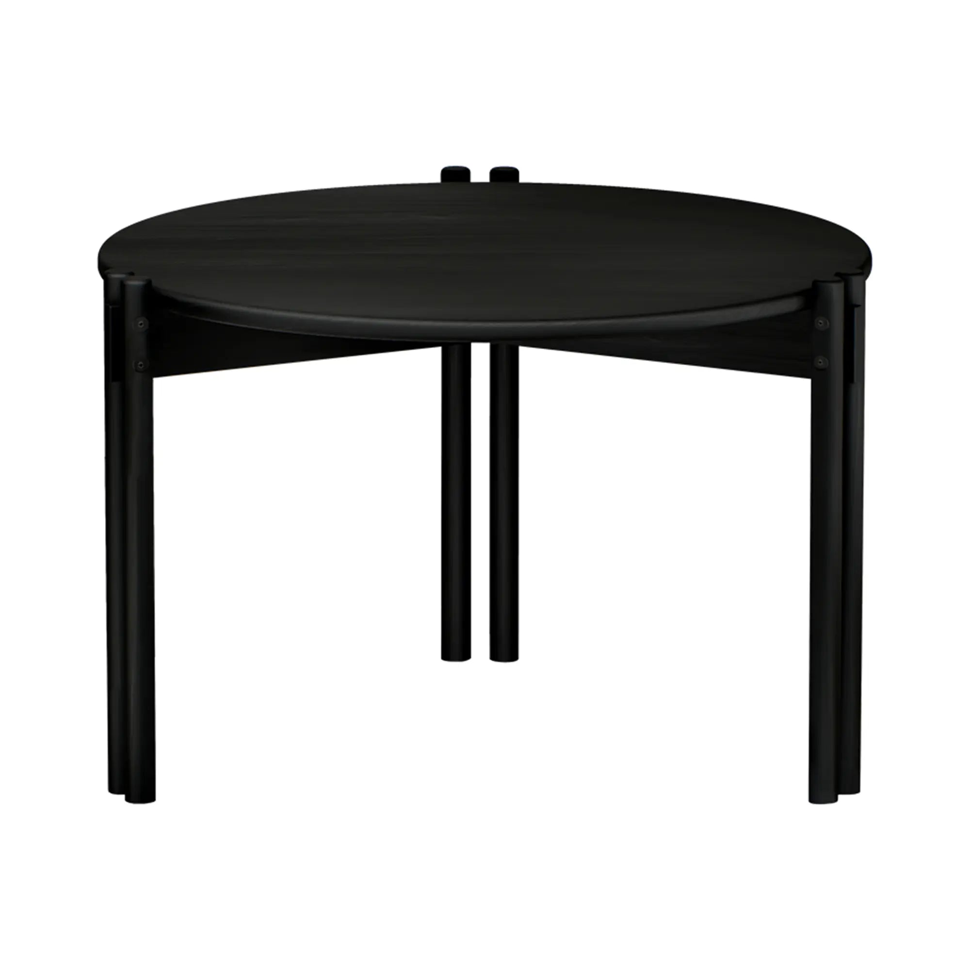 Angled view of the table to show its elegant and sturdy construction