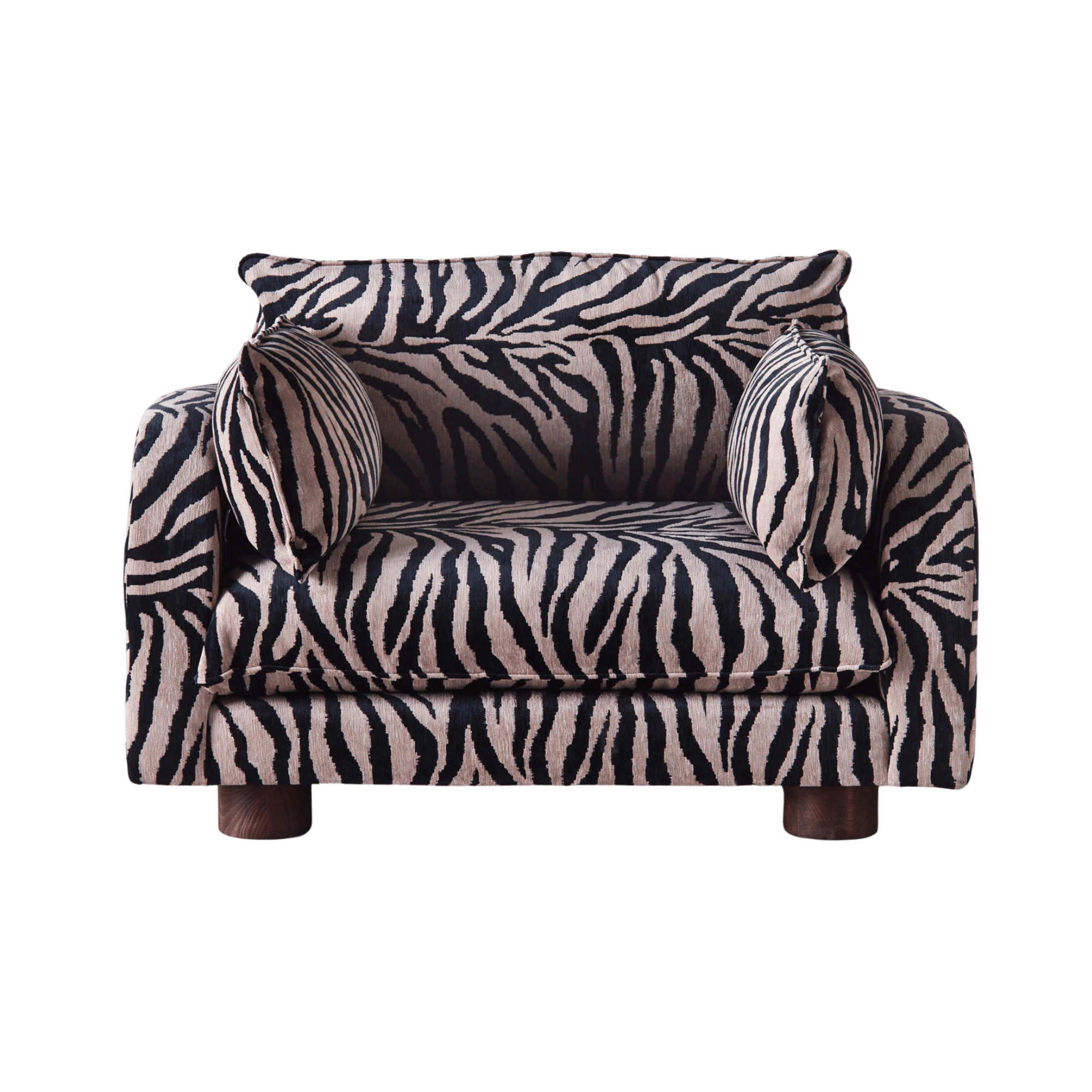 Miles Love Seat Zebra - THAT COOL LIVING