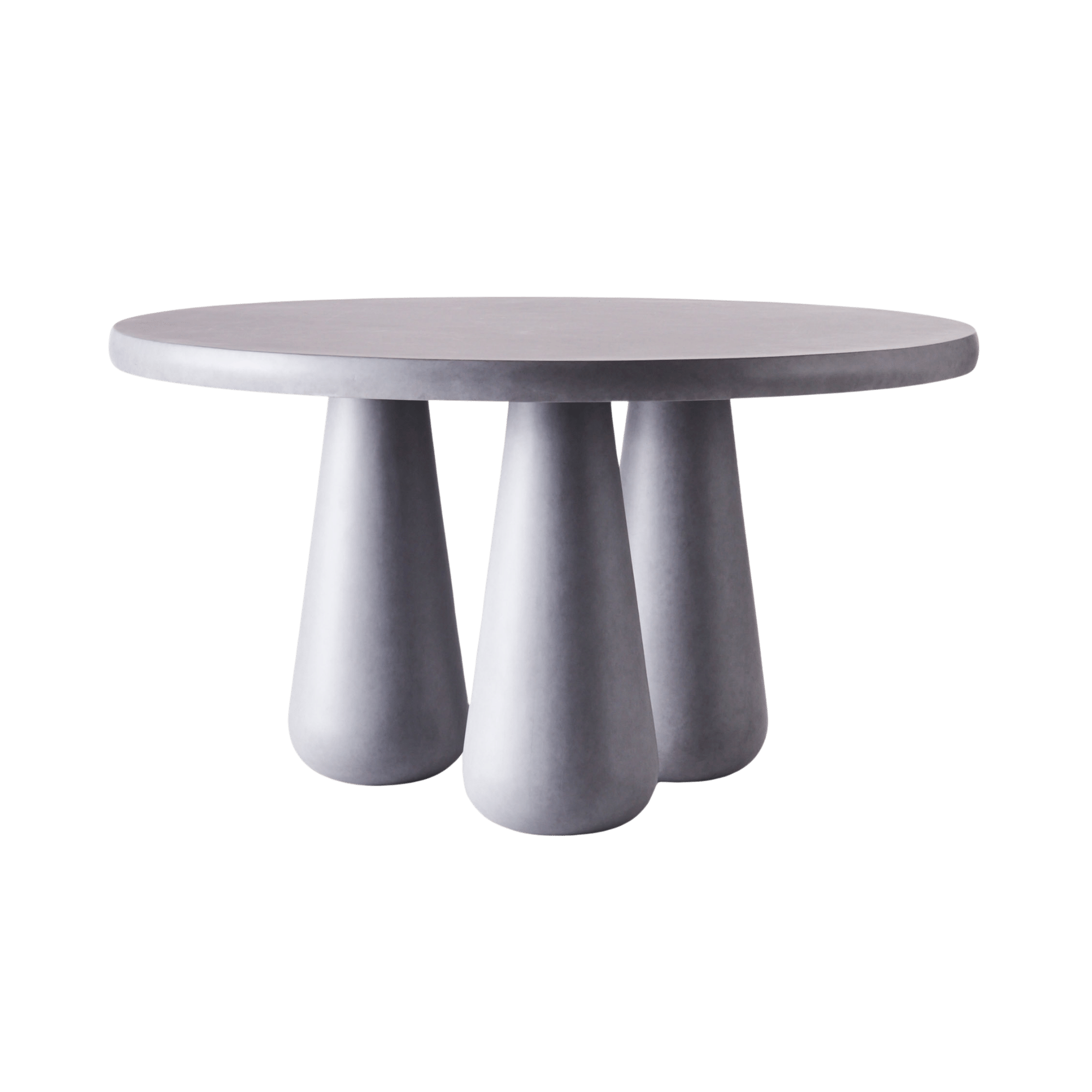 Table à manger ronde grise