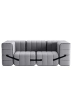 Curt Modular Sofa System - Fabric Jet - THAT COOL LIVING