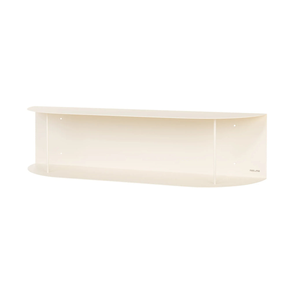 Lina Shelf displayed in a living room, showcasing its functionality and style