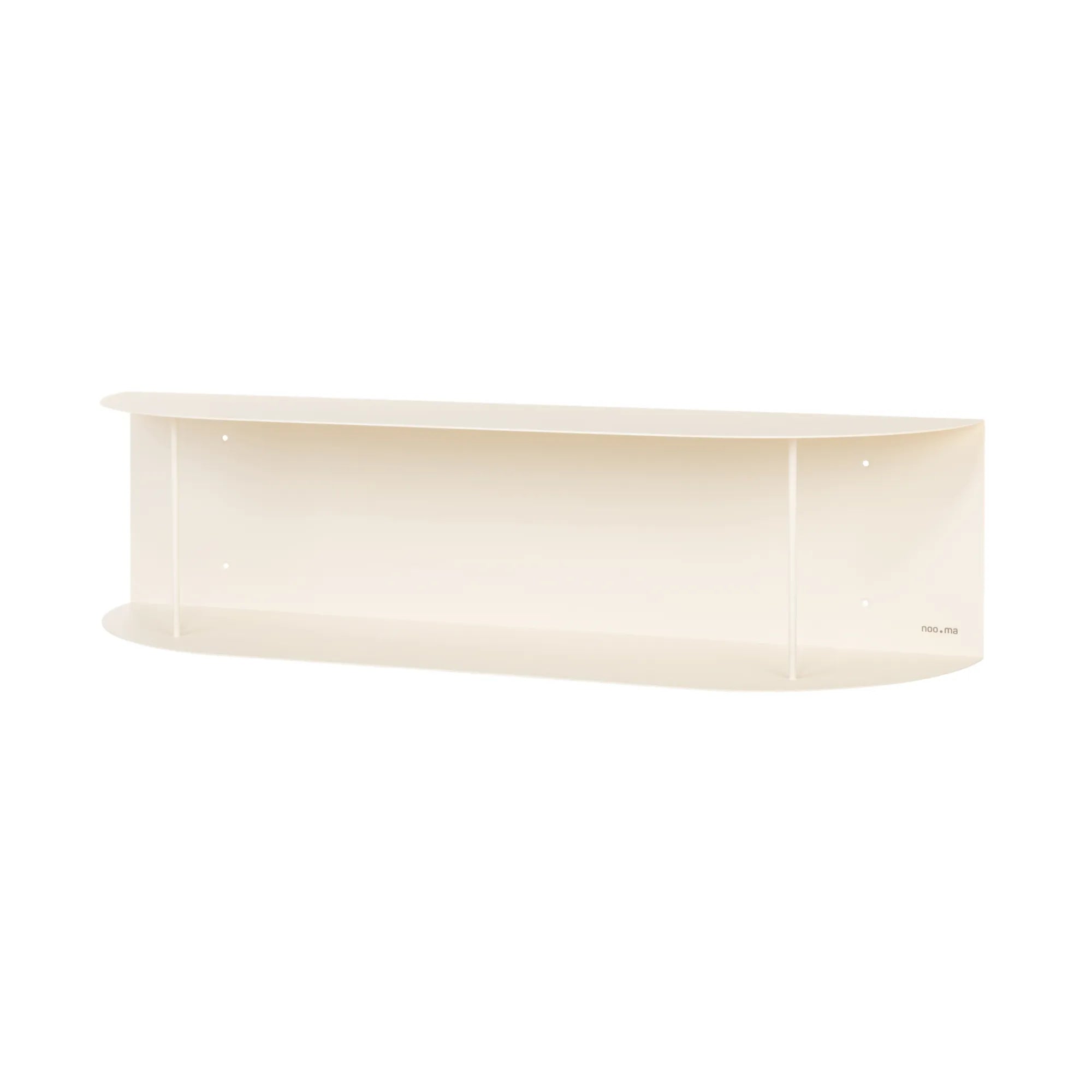 Lina Shelf displayed in a living room, showcasing its functionality and style