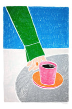 Café en Terrasse - Art Print - THAT COOL LIVING