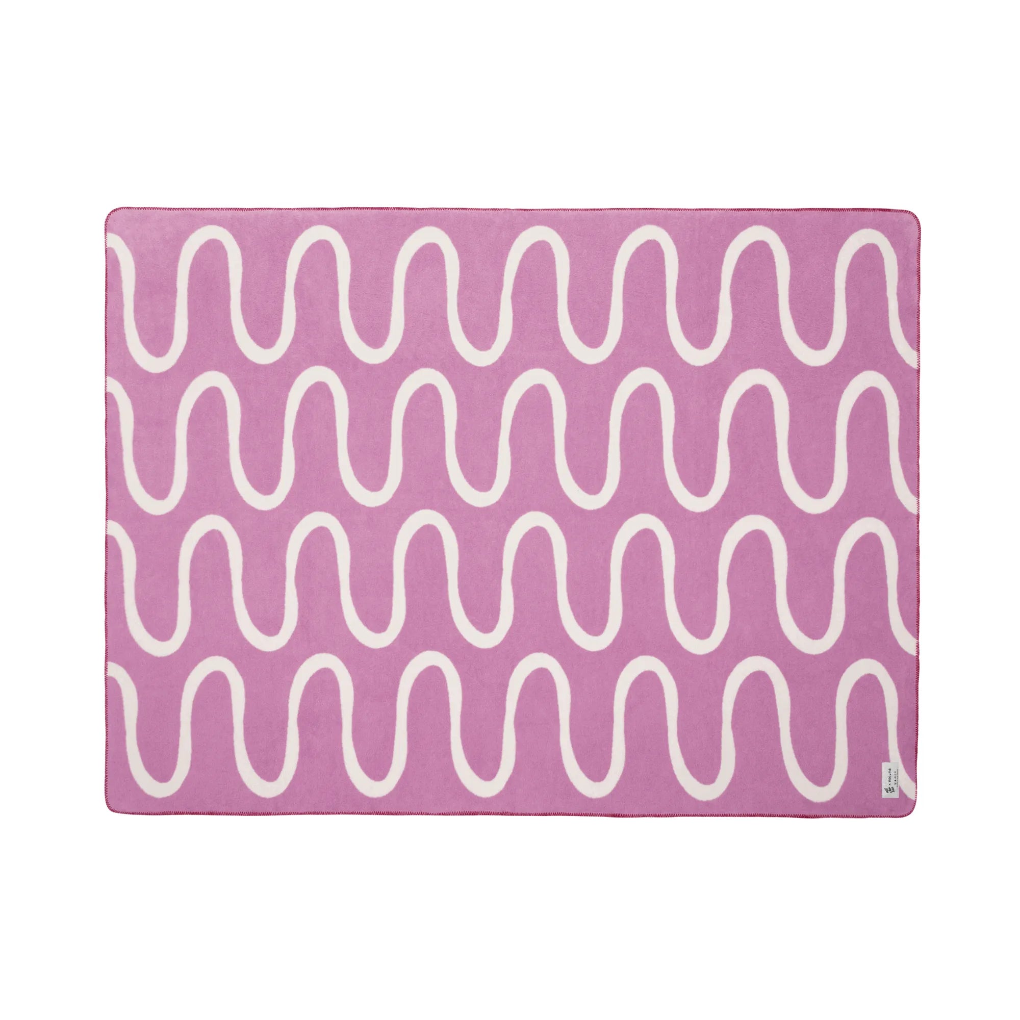 Swirl Throw Blanket in cozy grey and white knit pattern