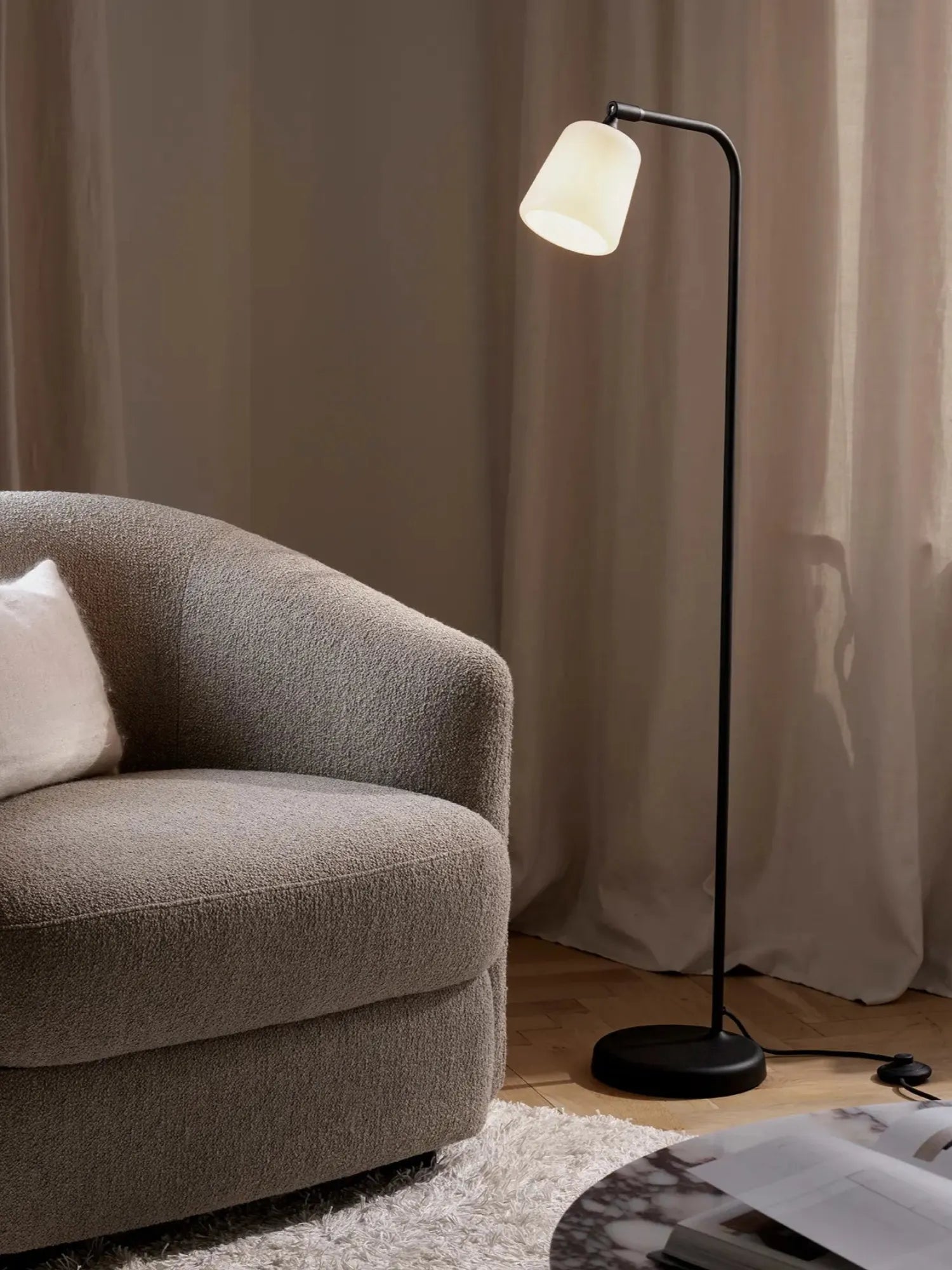 Material Floor Lamp
