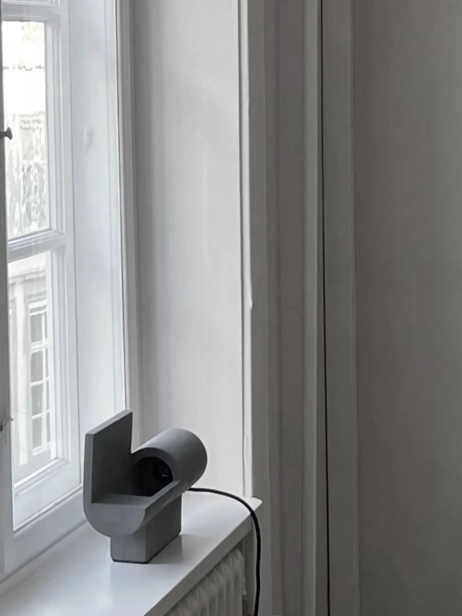Brutalist Concrete Lamp