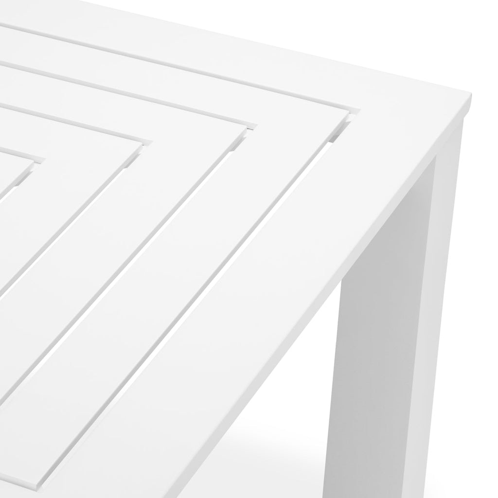 Outdoor Dining Table Vistamar matte white - THAT COOL LIVING