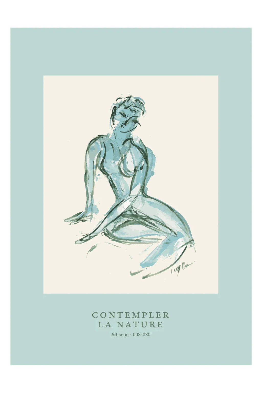 Contempler la Nature - Art Print - THAT COOL LIVING
