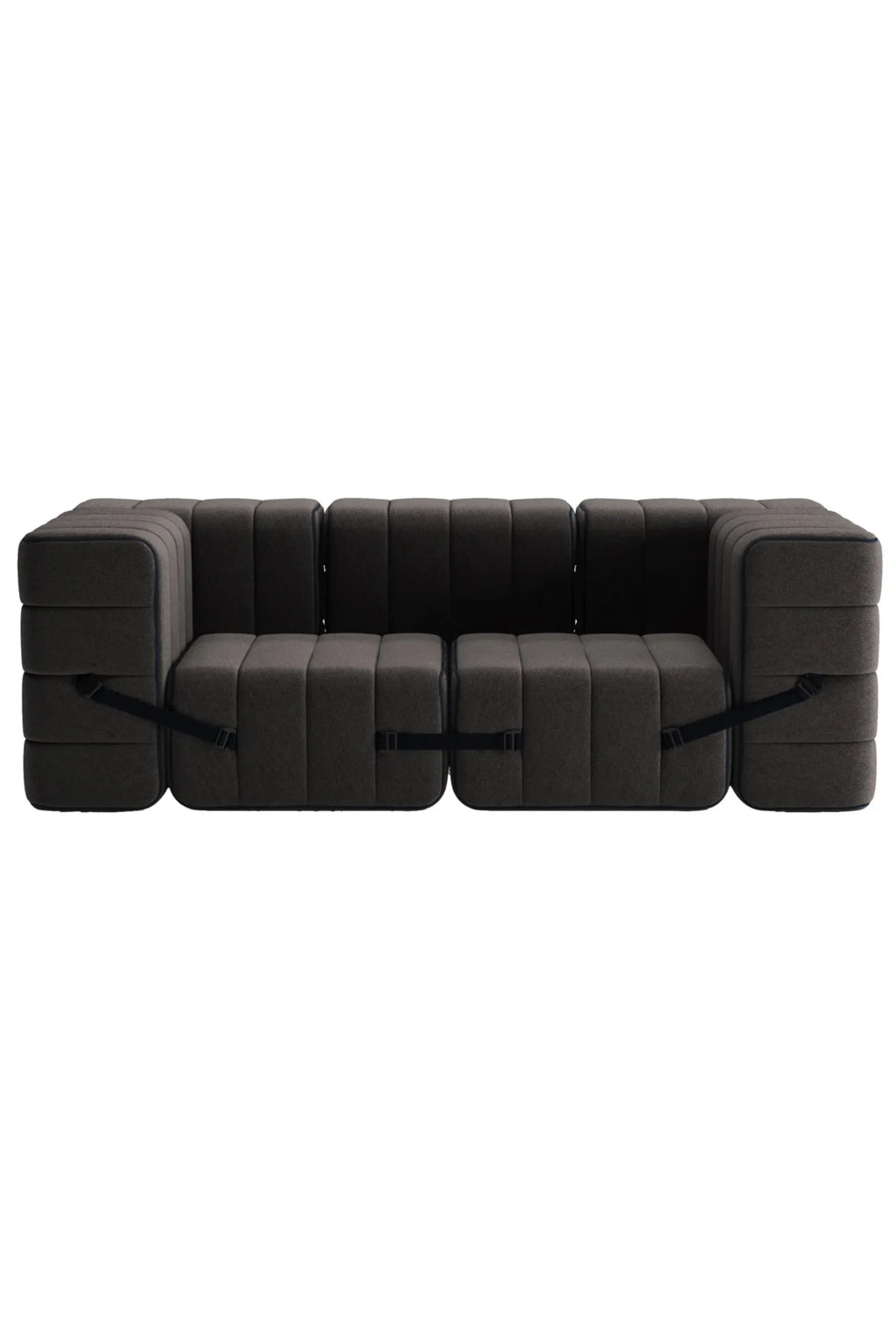 Curt Modular Sofa System - Fabric Jet - THAT COOL LIVING