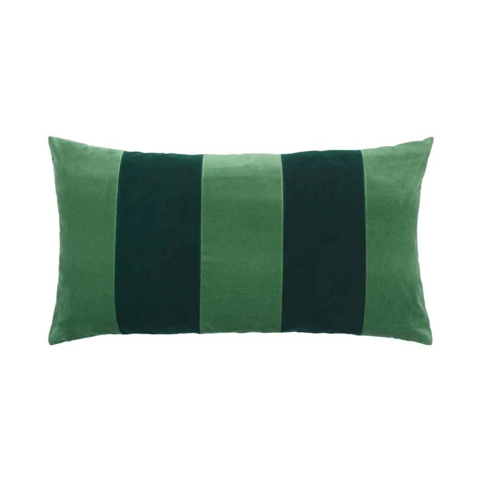  Square throw pillow featuring classic navy and white stripes 