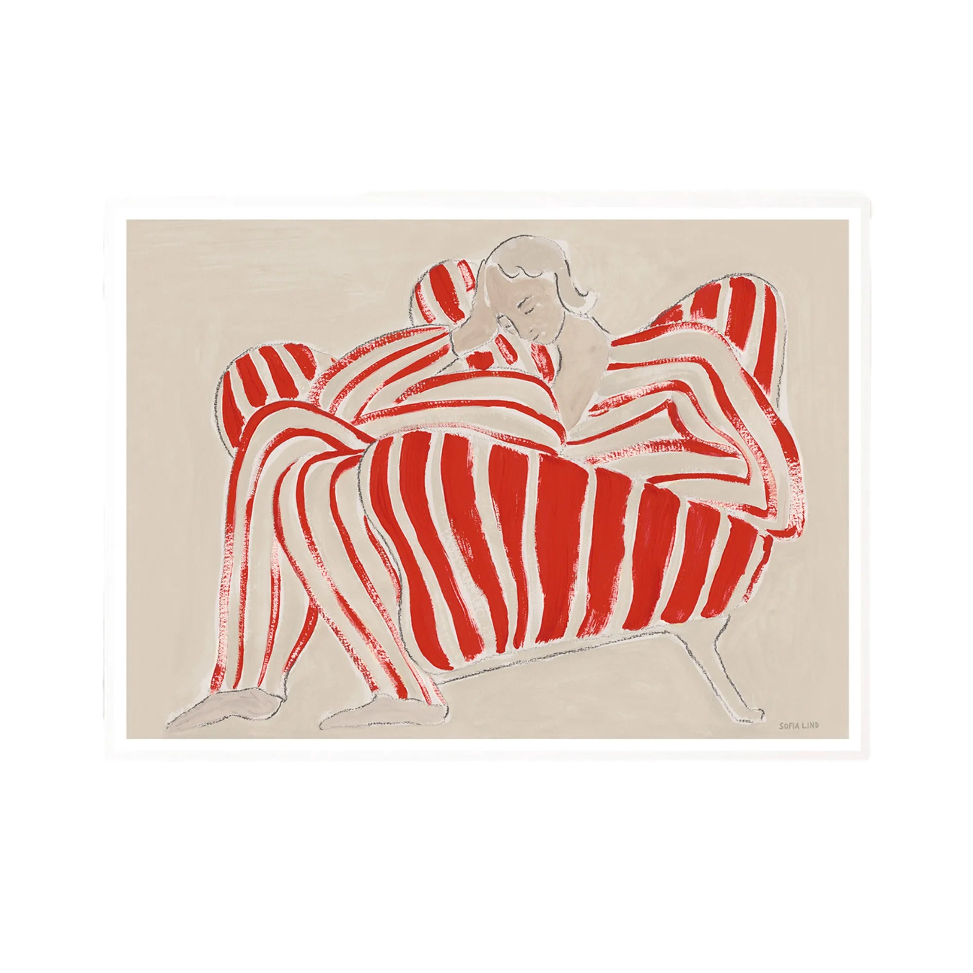  Elegant red chair with solid wood legs, perfect for any room decor