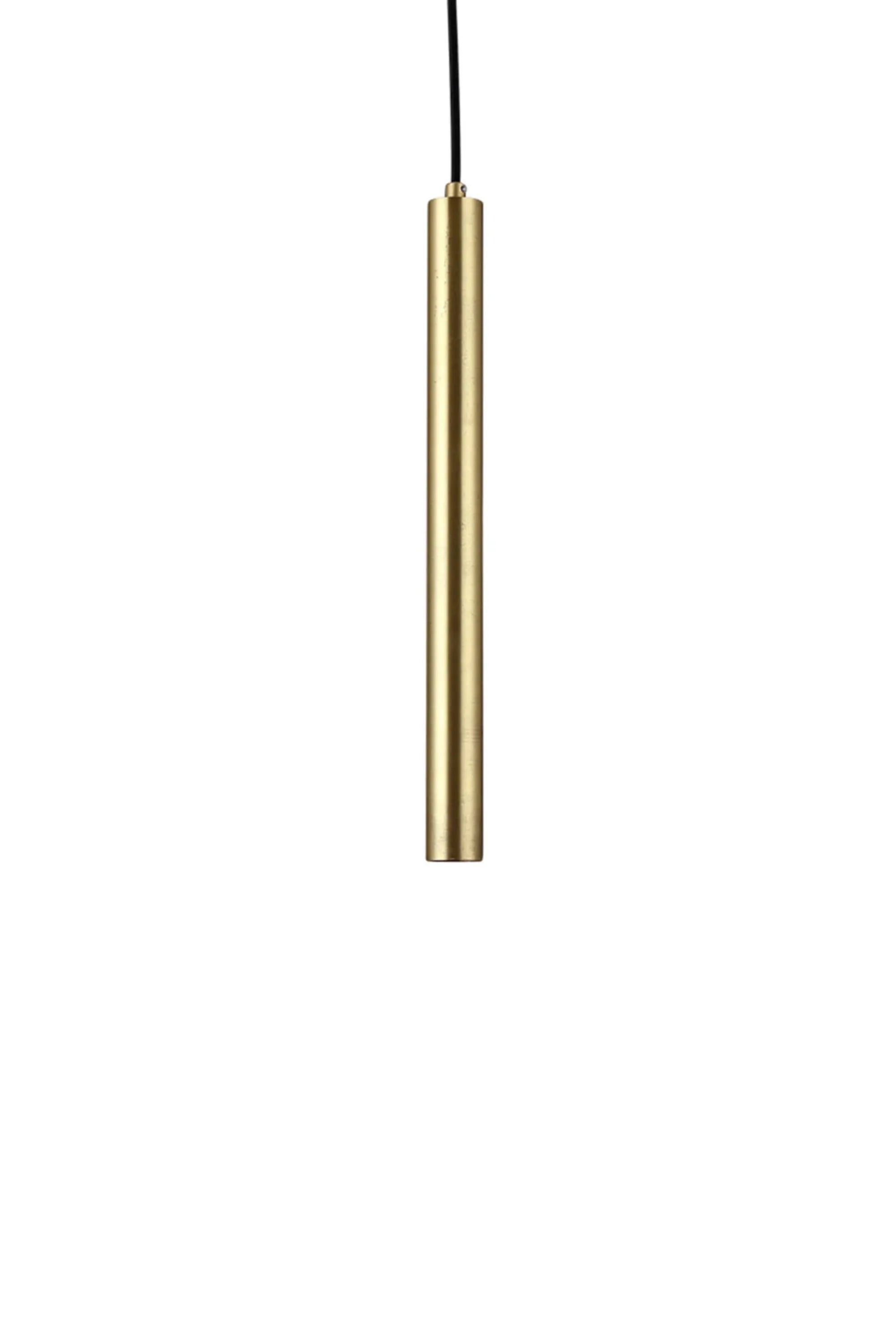 Pipe Pendant Light - Brass - THAT COOL LIVING
