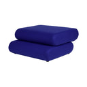 Side view of Taso Pouf showcasing its versatile and functional style