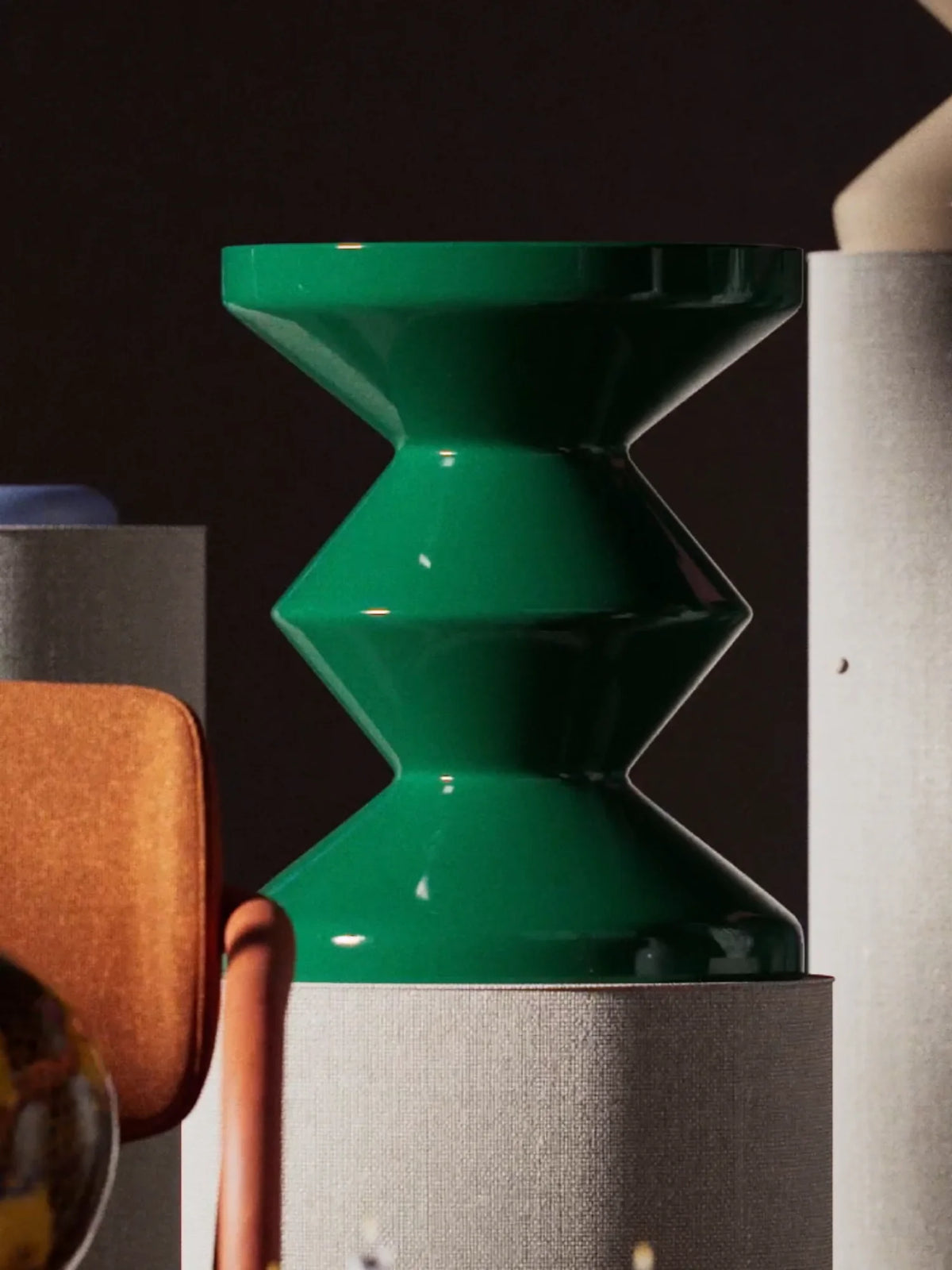 Zig Zag Stool & Side Table by POLSPOTTEN