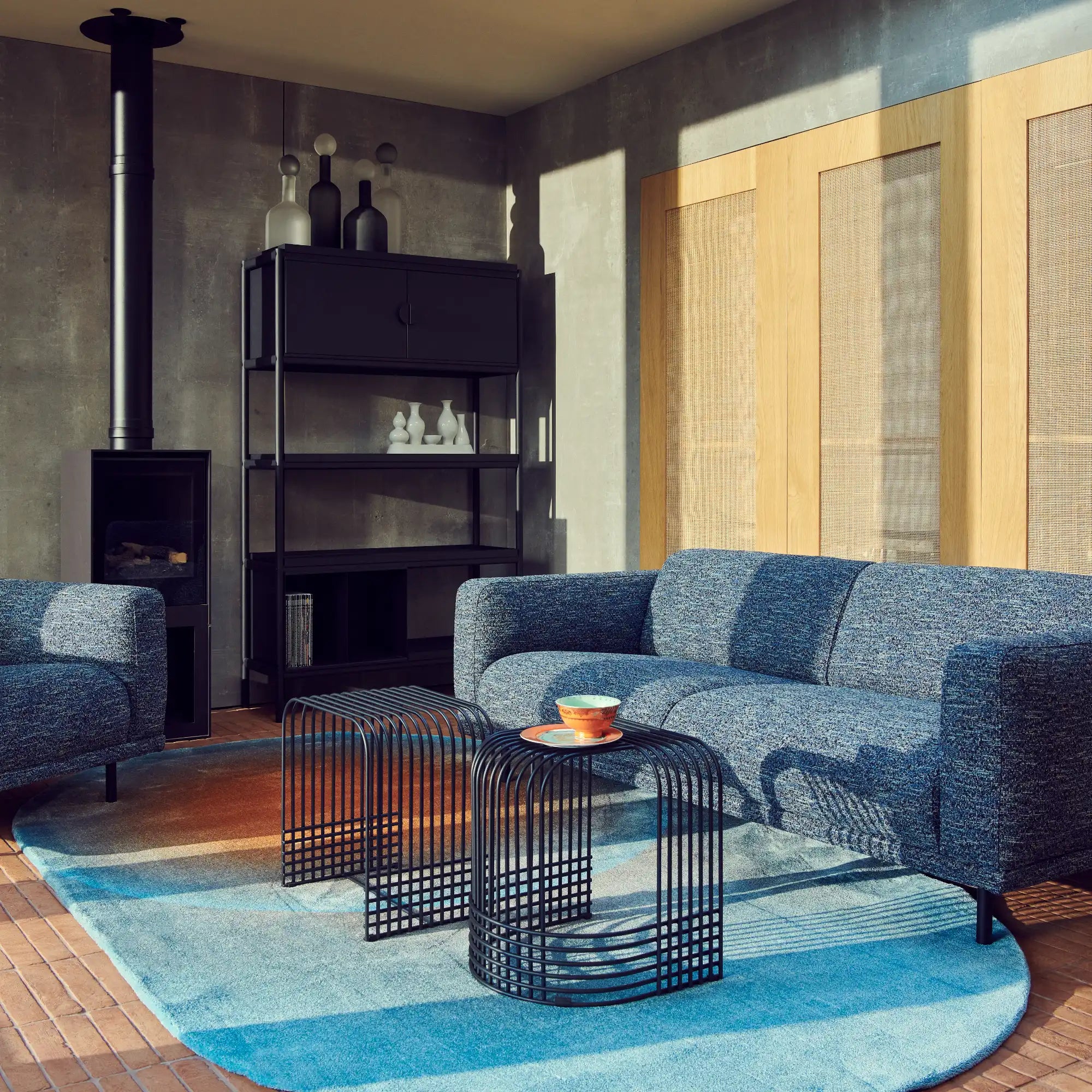 Oval Optical Rug - THAT COOL LIVING