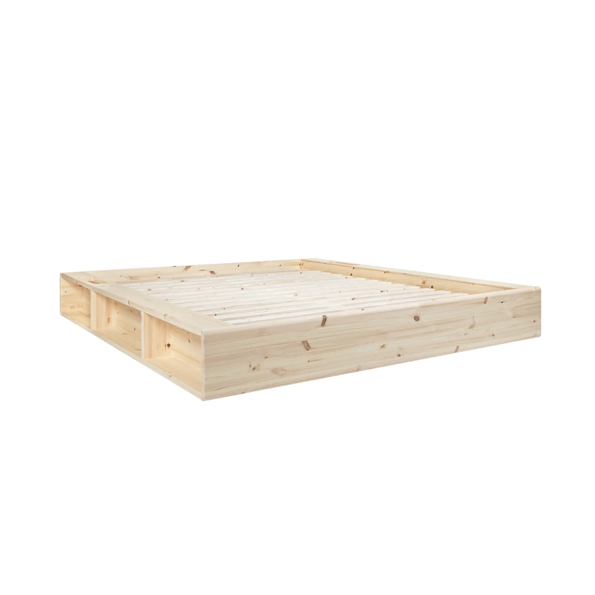 Ziggy Bed - Raw: Minimalistic Bed Frame with Storage - Karup Design - That Cool Living - Japanese Bed