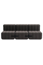 Curt Modular Sofa System - Fabric Jet - THAT COOL LIVING