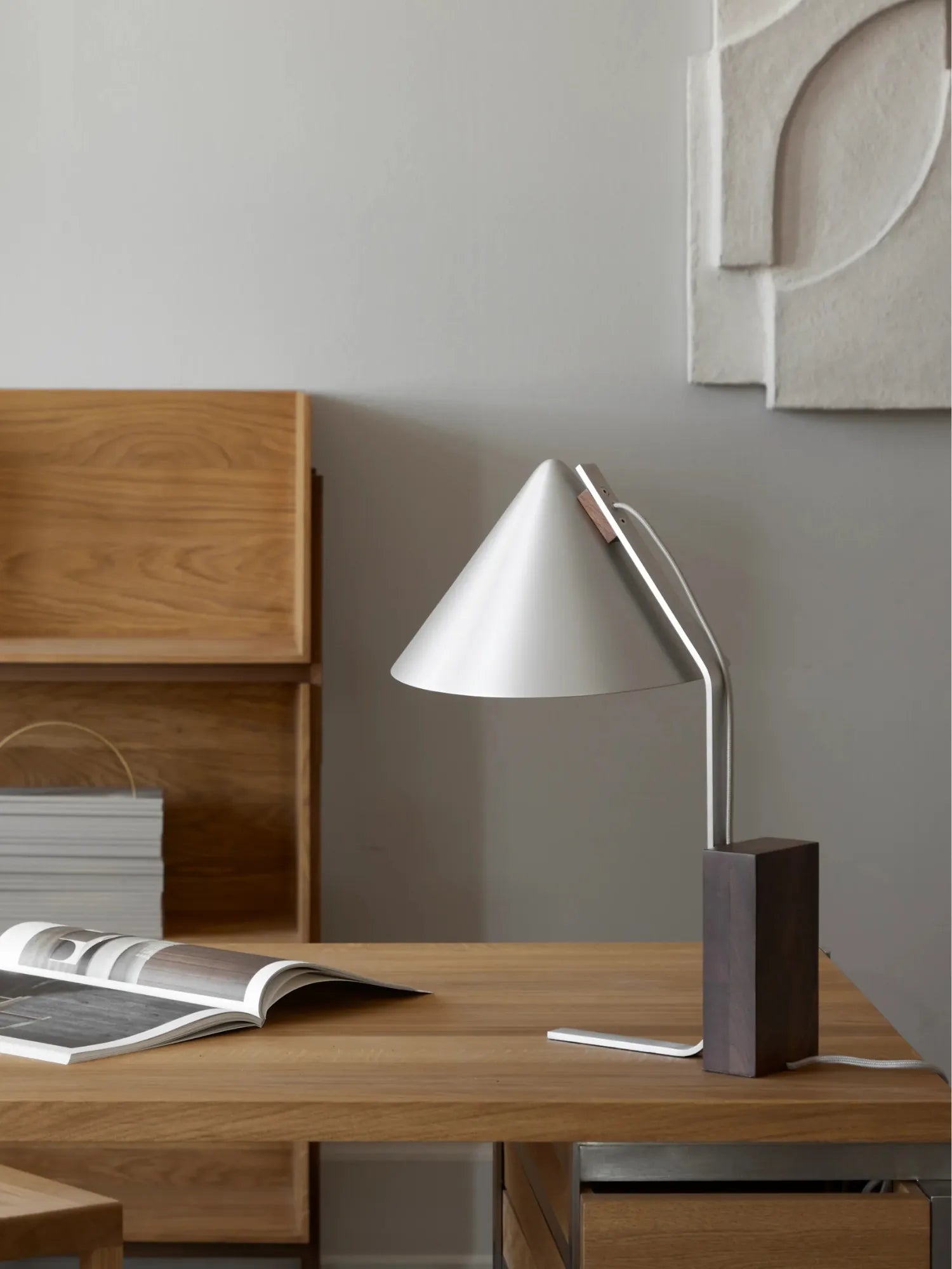 Cone Table Lamp by Kristina Dam - THAT COOL LIVING