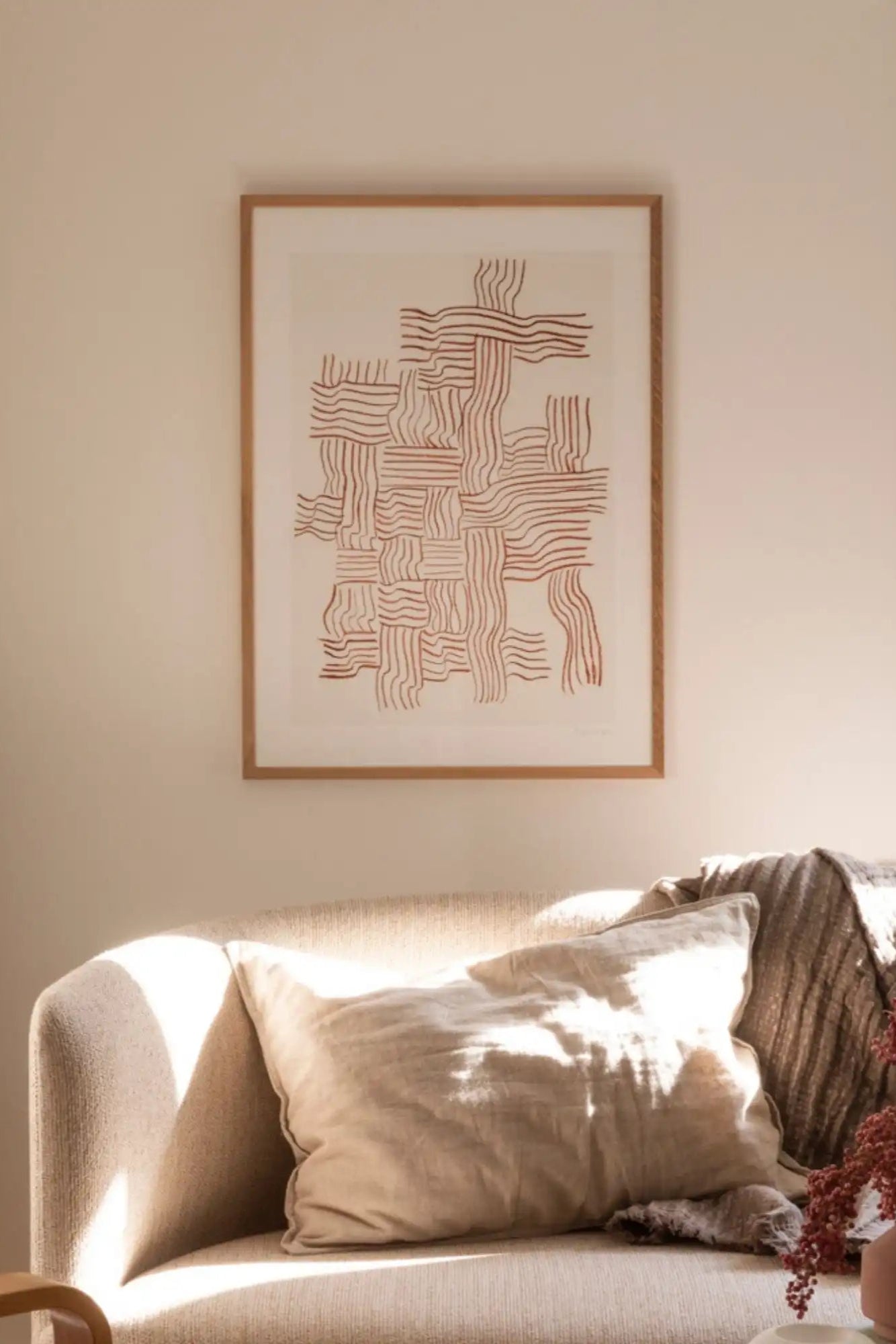 Woven - Art Print by The Poster Club - THAT COOL LIVING