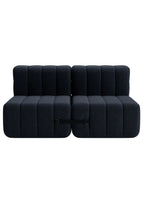 Curt Modular Sofa System - Fabric Jet - THAT COOL LIVING