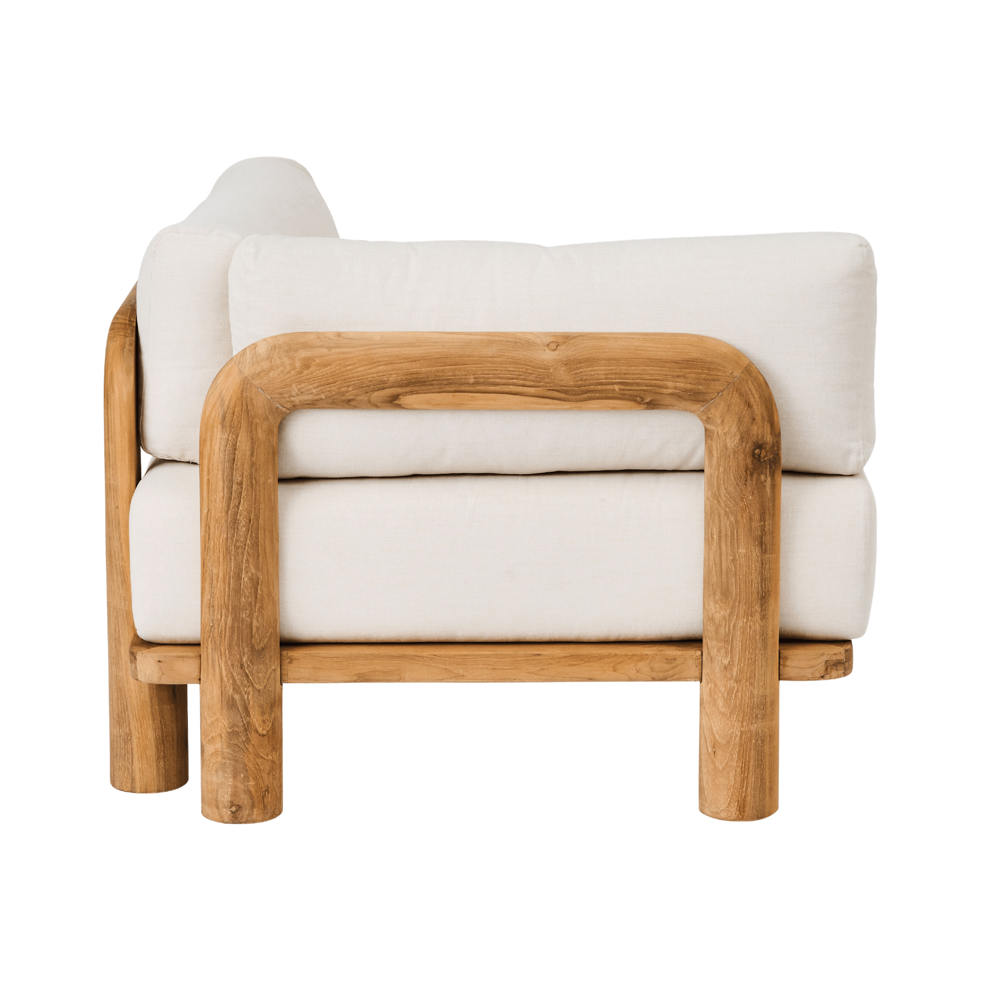 Teak Sofa Corner Module - THAT COOL LIVING