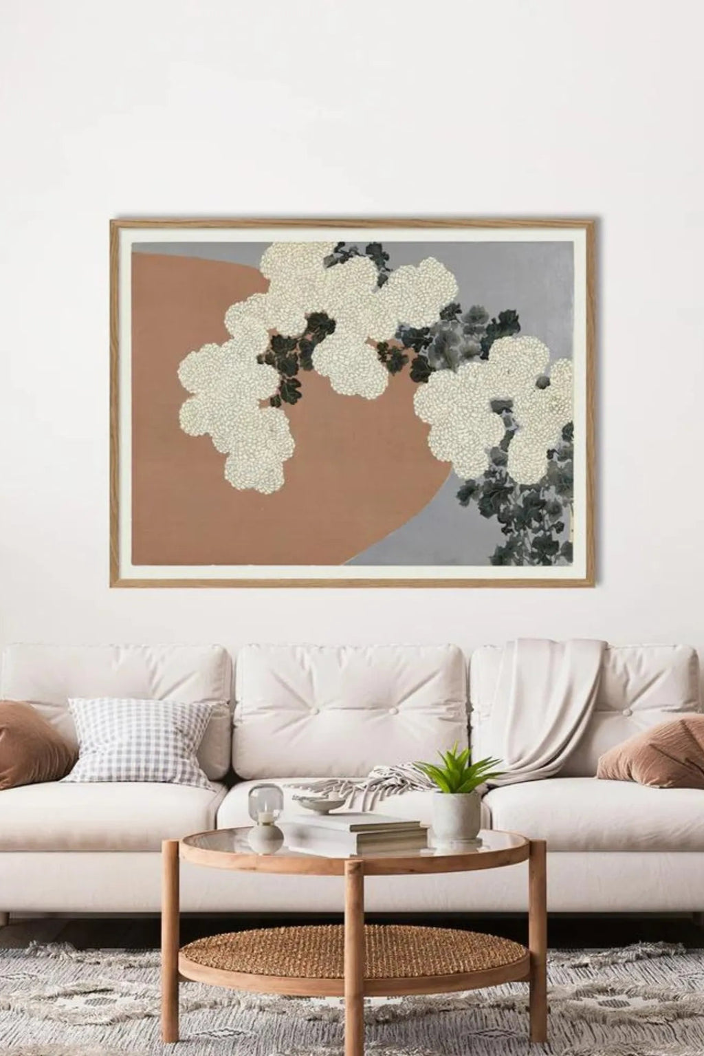 Beautiful purple Chrysanthemum with delicate petals in a floral arrangement