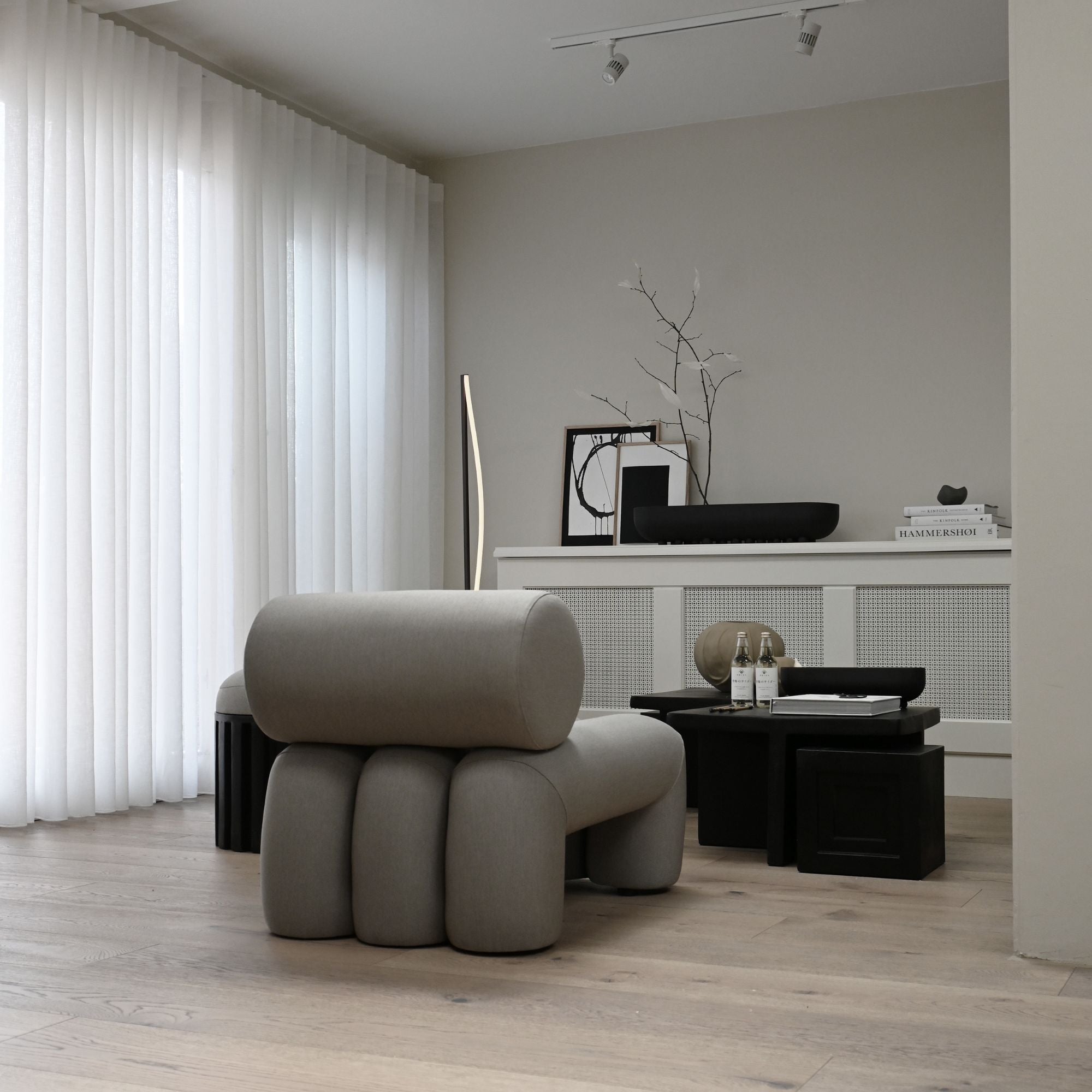 Foku Lounge Chair - Taupe Palazzo - THAT COOL LIVING