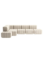 Curt Modular Sofa System - Fabric Jet - THAT COOL LIVING