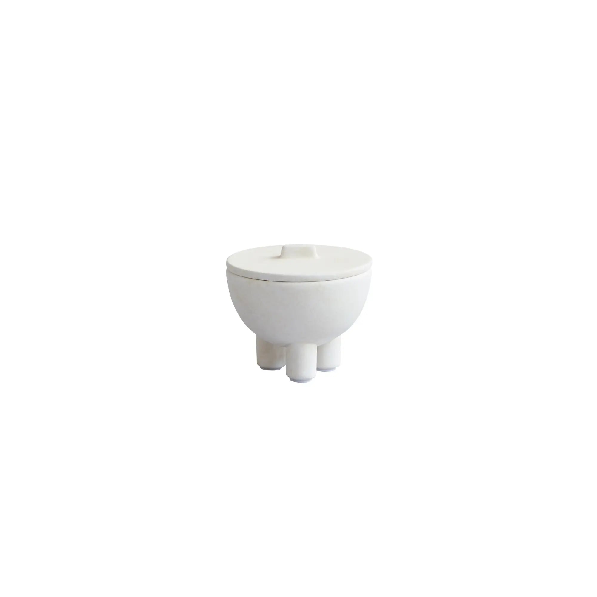 Duck Jar Mini placed next to ruler to showcase compact dimensions