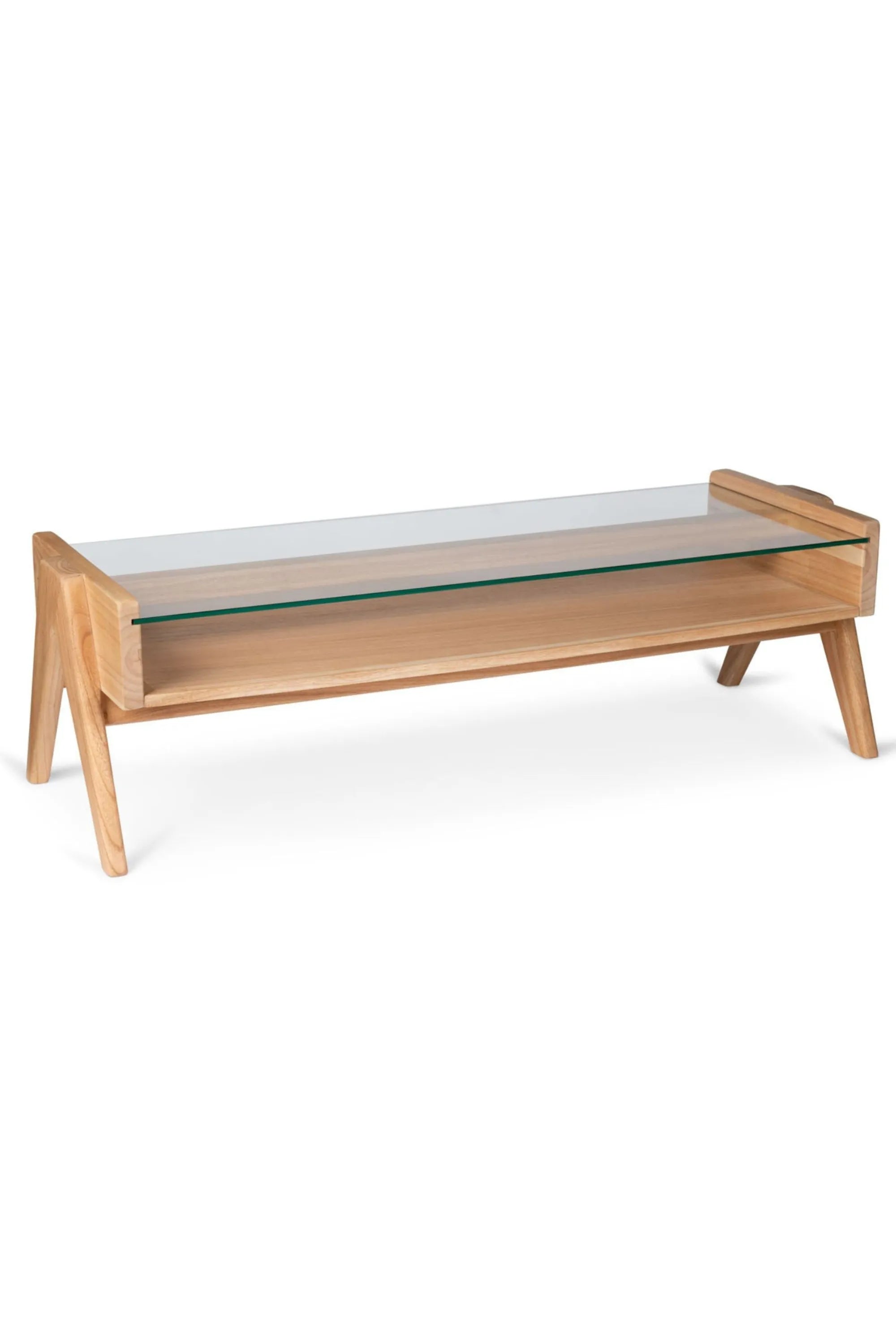 Chandigarh Glass Coffee Table - THAT COOL LIVING