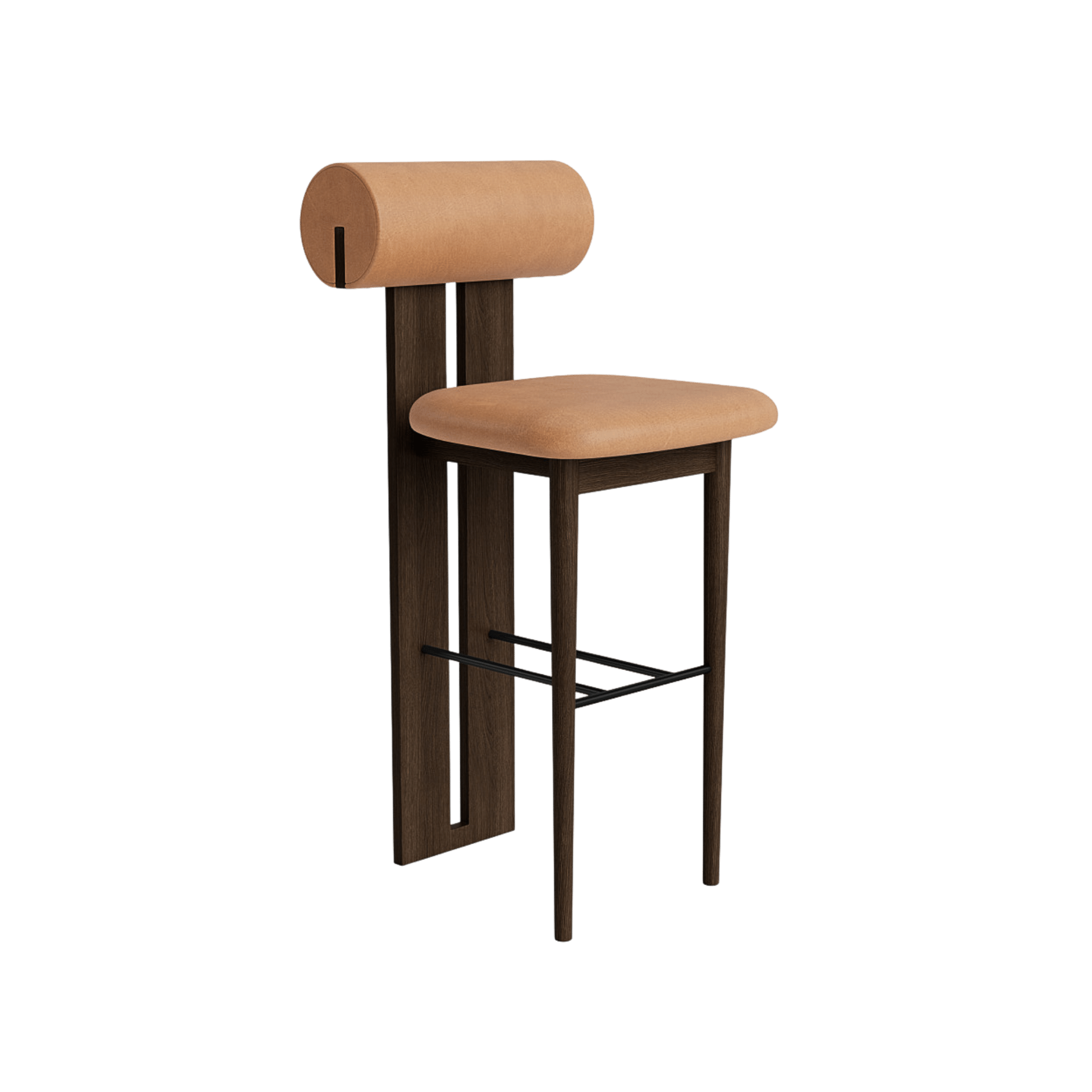 Hippo Bar Chair - Leather - THAT COOL LIVING