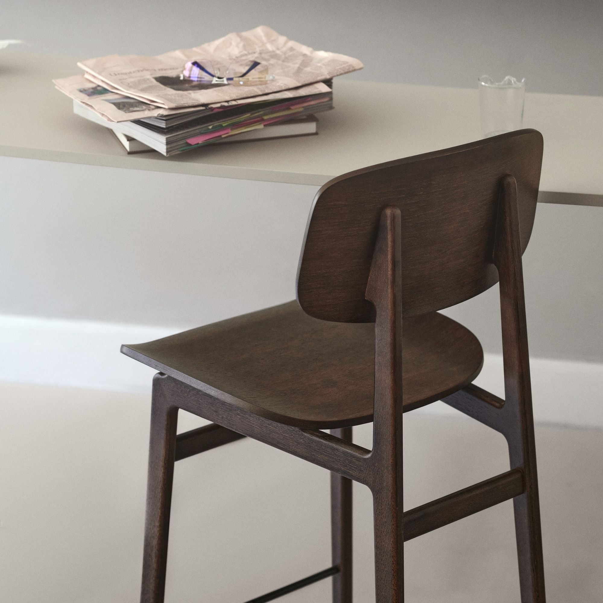 NY11 Bar Chair - Leather - THAT COOL LIVING