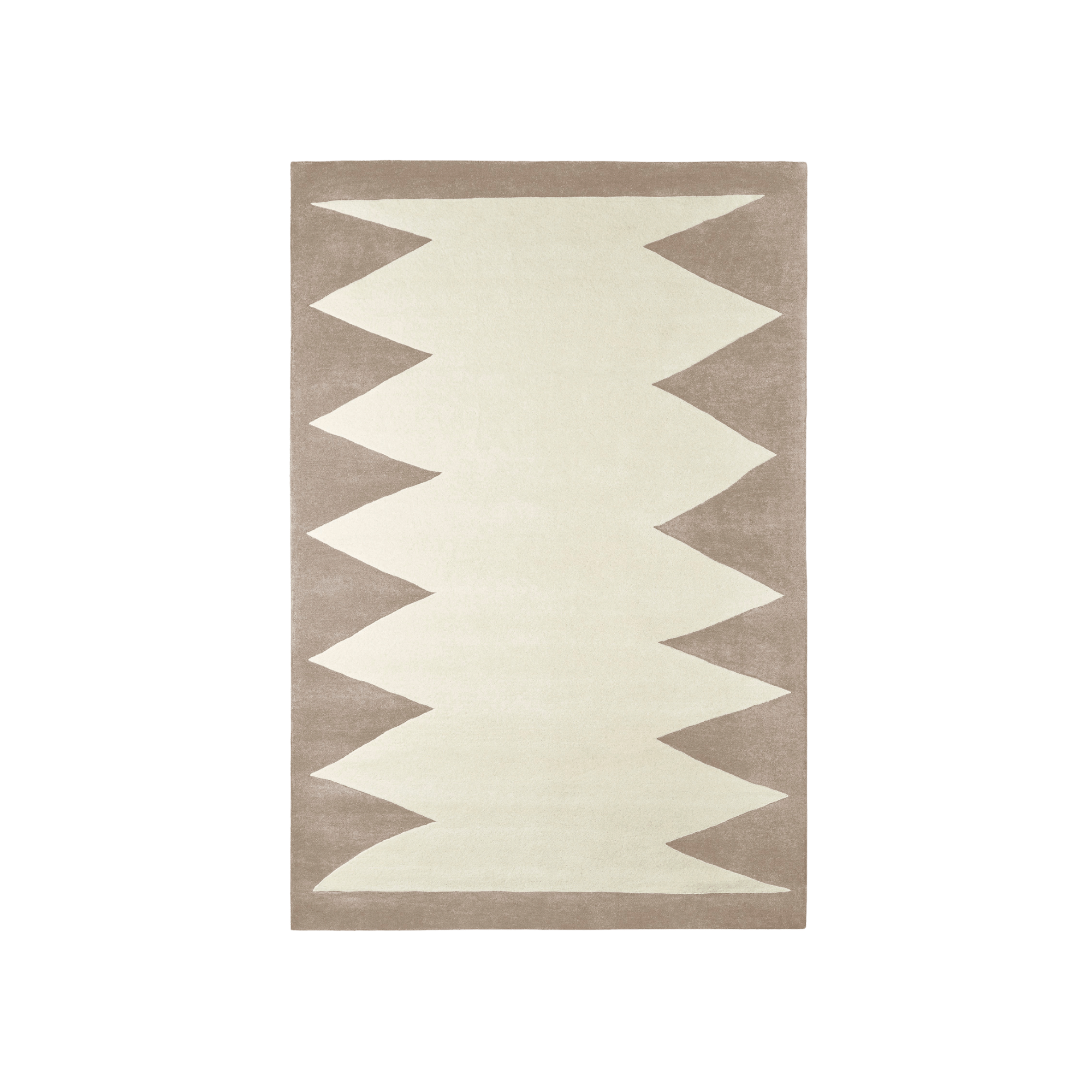 Zig Zag Beige Rug - THAT COOL LIVING