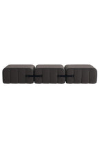 Curt Modular Sofa System - Fabric Jet - THAT COOL LIVING