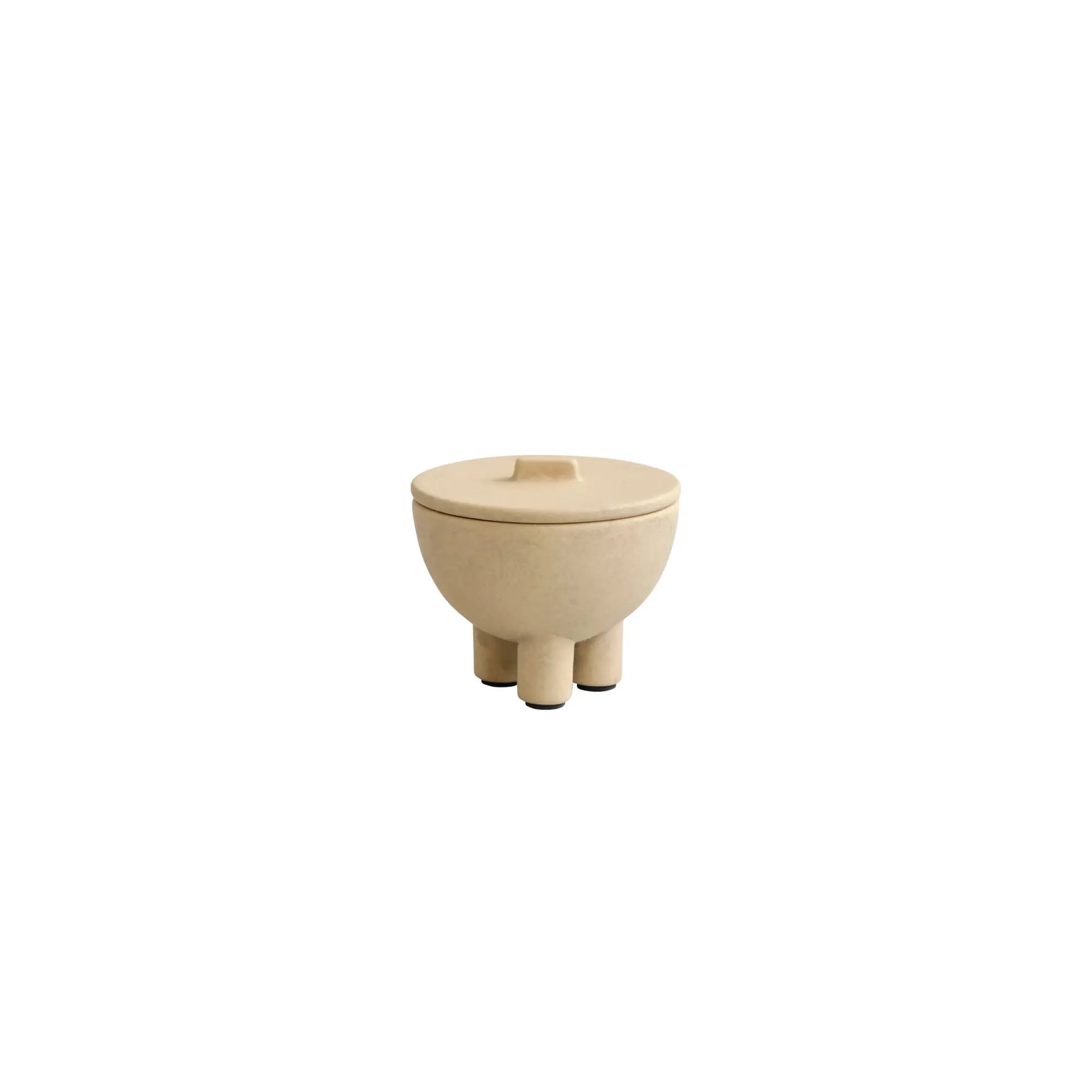 Hand holding Duck Jar Mini to show small size and convenient carrying