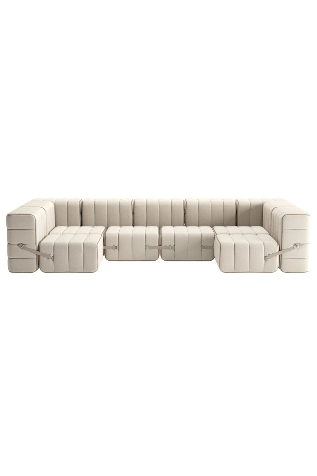 Curt Modular Sofa System - Fabric Jet - THAT COOL LIVING