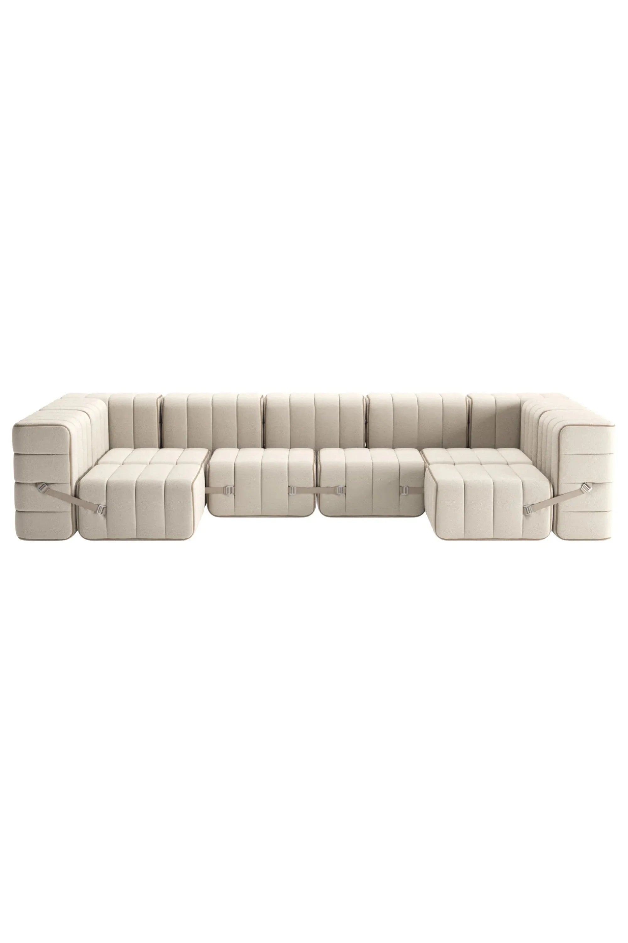 Curt Modular Sofa System - Fabric Jet - THAT COOL LIVING