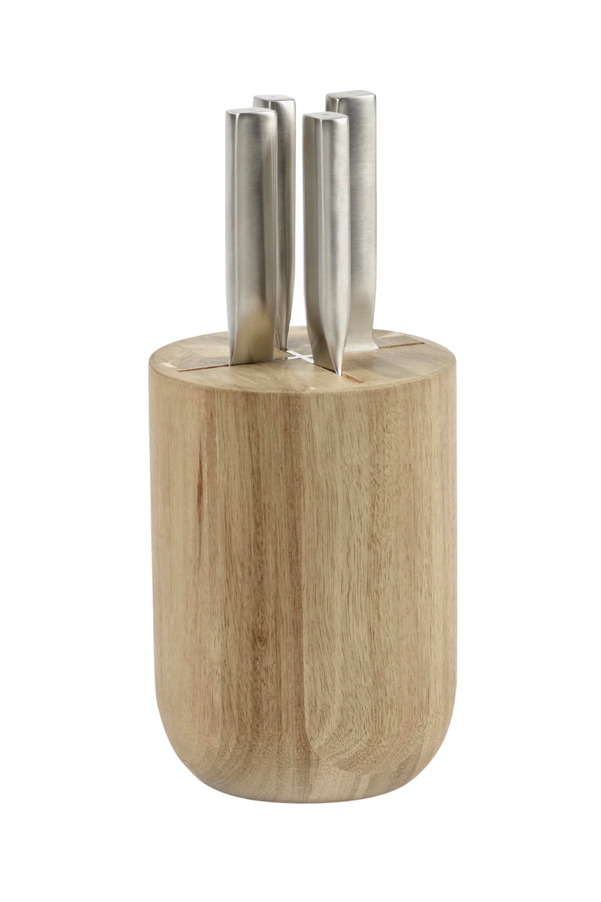 Base Knife Set w/ Wooden Knife Block