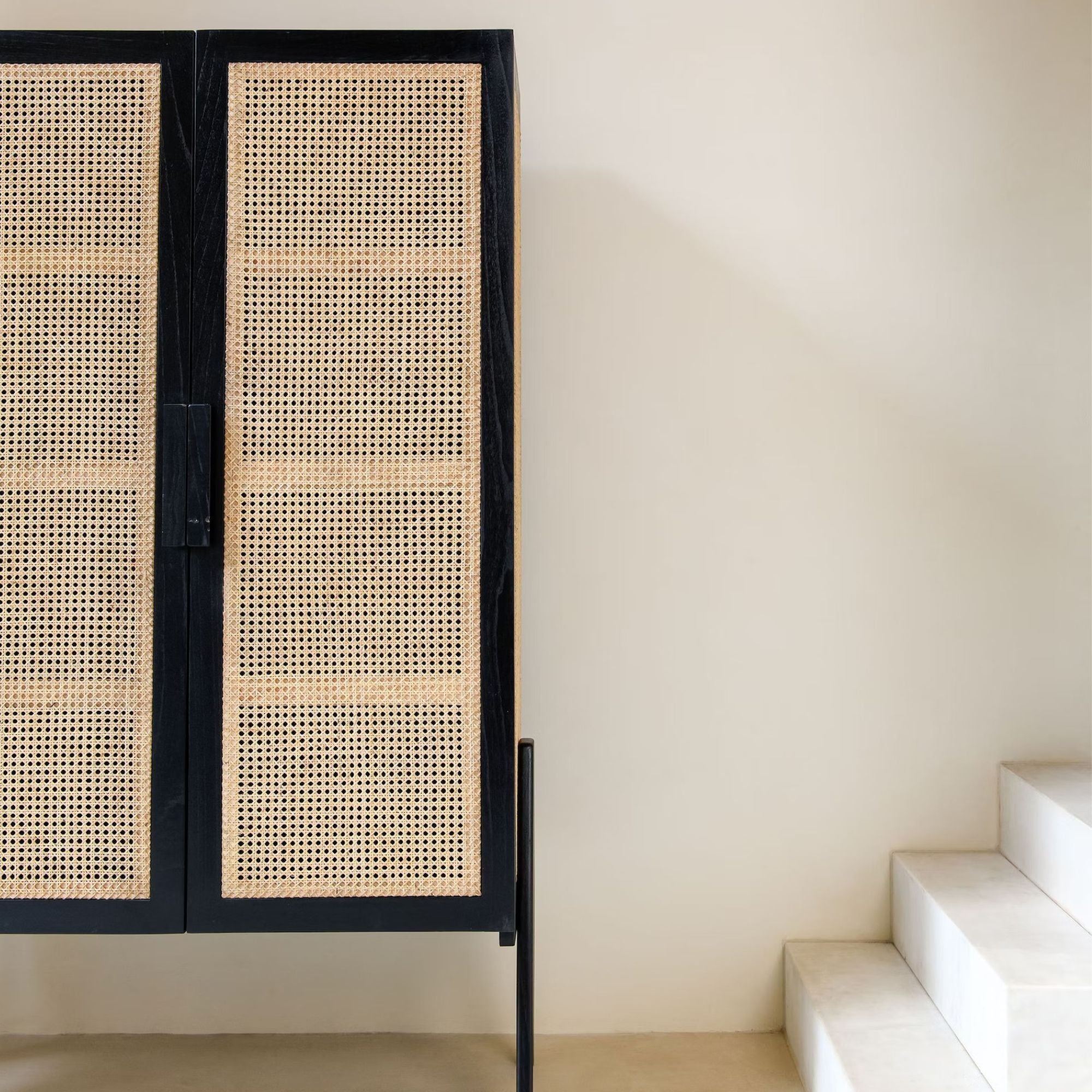 Rattan Storage Cabinet Sideboard Detjer