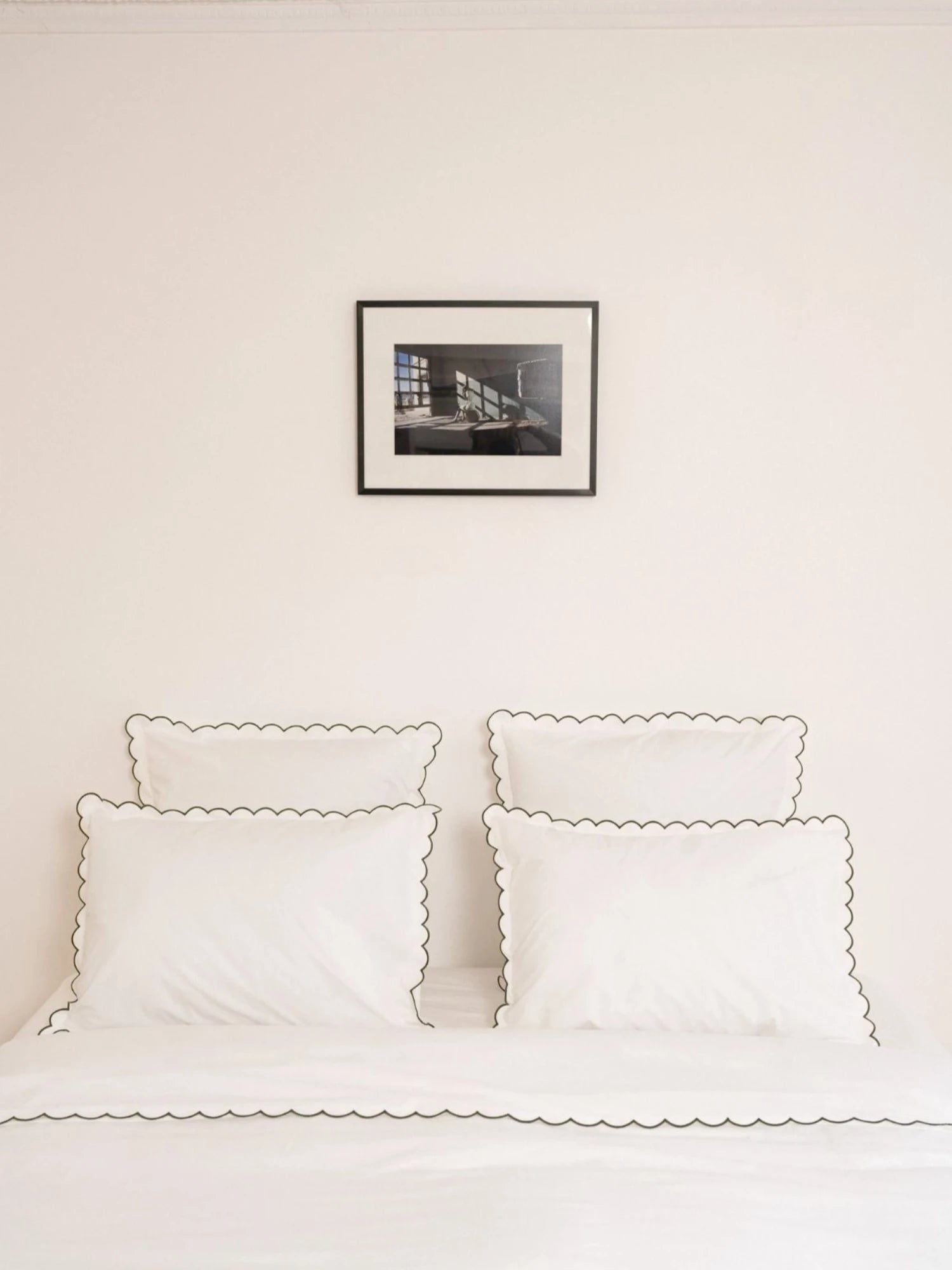 Scalloped Pillow Case - Set of 2 by Tomete - THAT COOL LIVING