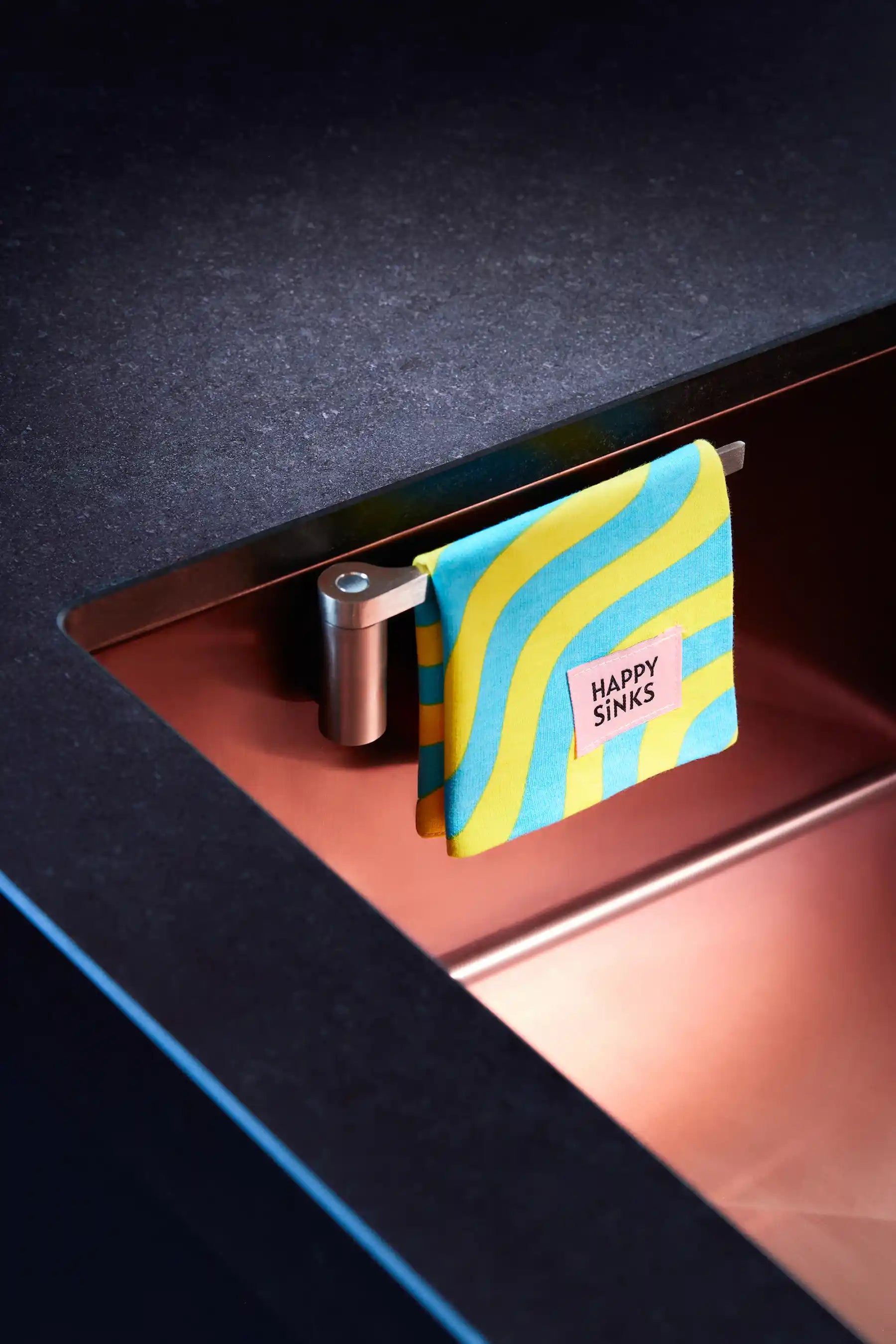 Stainless Steel Dishcloth Holder by HAPPY SiNKS - THAT COOL LIVING