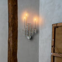 Wall Hanger Candle Holder - Chrome - Configuration 3 - THAT COOL LIVING